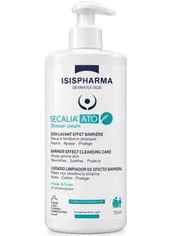 Crème nettoyante douche Isispharma Secalia ATO pour peaux atopiques 750 ml