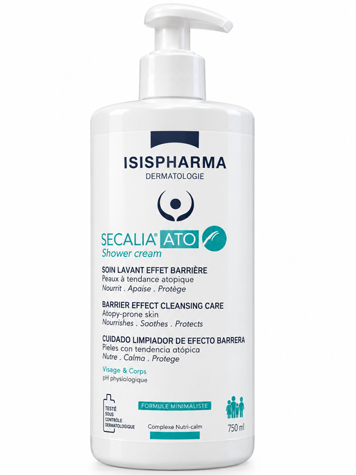 Isispharma Secalia ATO Shower Cream Limpiador Para Piel Atópica 750 ml