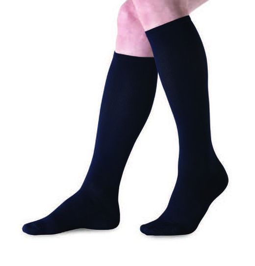 JOBST Travel Chaussettes de Compression Unisexe 15-20 mmHg Couleur Noir 1 Paire