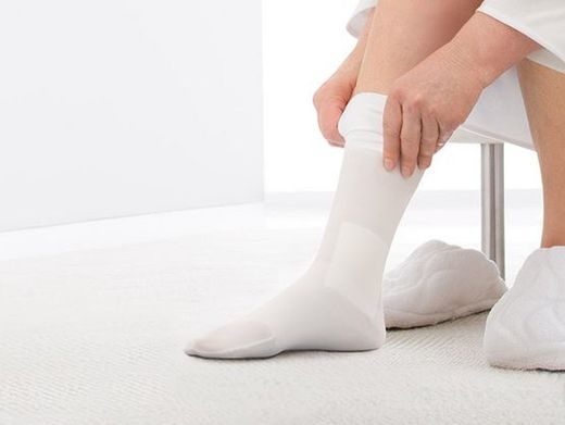 Jobst UlcerCare Calcetín Compresión Ligera 3 Calcetines Blancos