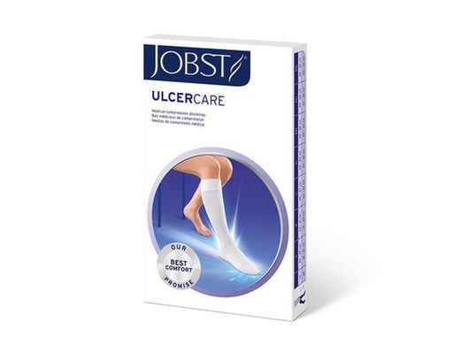 Jobst UlcerCare Calcetín Compresión Ligera 3 Calcetines Blancos