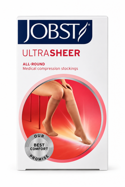 Jobst UltraSheer AD Media Corta Compresión Ligera CCL1 18-21 mmHg
