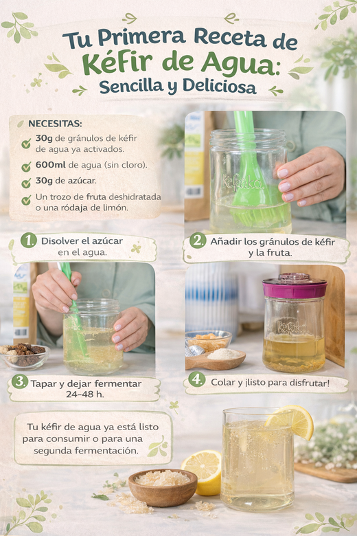 Kefirko Nodulos Deshidratados de Kefir de Agua Ecologicos (5 gr)