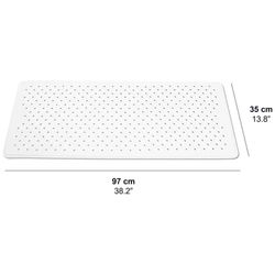 Tapete de banho antiderrapante KMINA (97x35 cm) Tapete de banho 100% borracha natural K30004