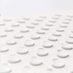 Kmina Alfombrilla Ducha Antideslizante (43x43 cm) Alfombra Baño Bañera Caucho 100% Natural K30002