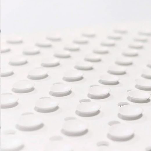 Kmina Alfombrilla Ducha Antideslizante (43x43 cm) Alfombra Baño Bañera Caucho 100% Natural K30002