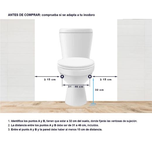 Kmina Armrest WC Bar Bathroom Support for Toilet Riser K30001
