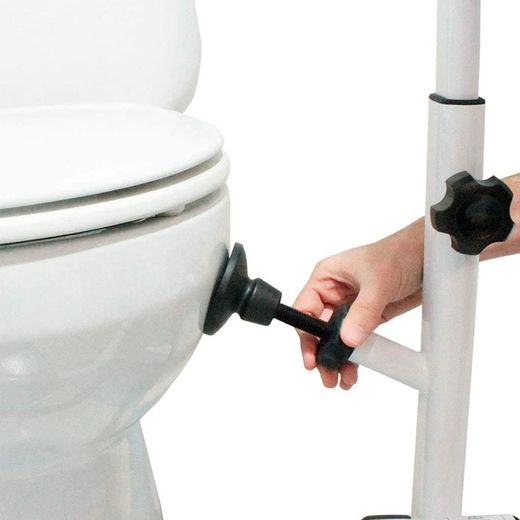 Kmina Armrest WC Bar Bathroom Support for Toilet Riser K30001