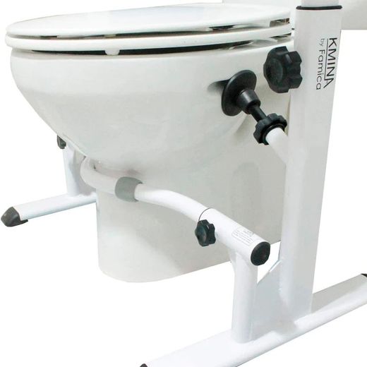 Kmina Armrest WC Bar Bathroom Support for Toilet Riser K30001