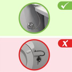 Kmina Bidé Jato Sanitário para WC Água Fria Branco (Não elétrico) K30011