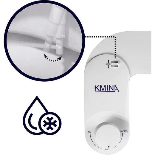 Kmina Bidé Jato Sanitário para WC Água Fria Branco (Não elétrico) K30011
