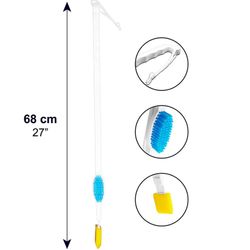 Brosse à pied à long manche Kmina K40008