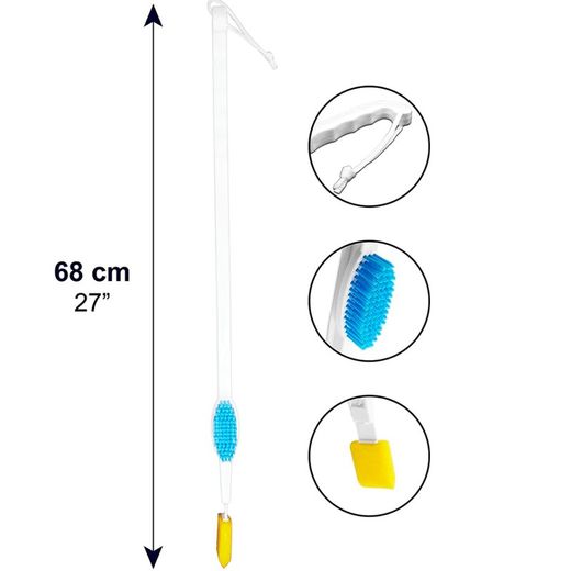 Brosse à pied à long manche Kmina K40008