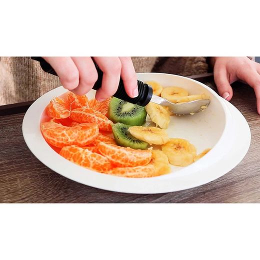 Kmina Spoon Adapted for the Elderly Adapted Cutlery with Thick Handle