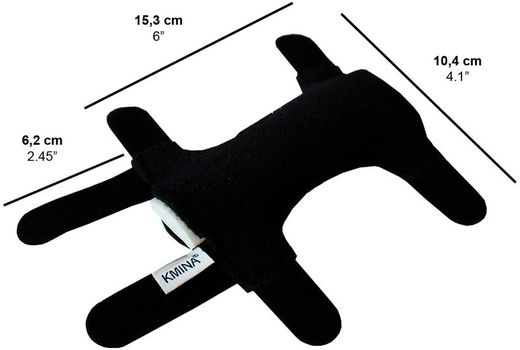 Muletas com capa de mão Kmina 1 unidade K10042