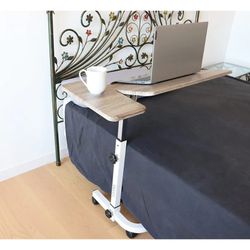 Kmina Mesa para Cama con Ruedas Mesas Auxiliares para Silla de Ruedas y Hospitalaria Alta K40012 / K40065