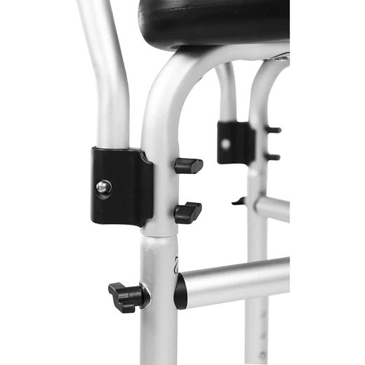 Kmina Chaise de douche rembourrée Chaises de salle de bain pour personnes âgées Noir / Blanc K30016 / K30017