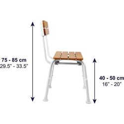 Kmina Shower Chair Wood Effect Seat K30025