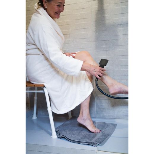 Kmina Shower Chair Wood Effect Seat K30025