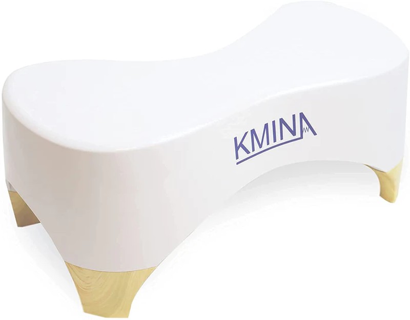 Kmina Taburete Fisiológico para Inodoro (18 cm) Taburetes WC Blanco K30006  — Farmacia Núria Pau