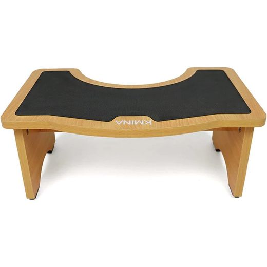 Kmina Physiological Stool for Toilet (18 cm) Wood WC Stools K30015