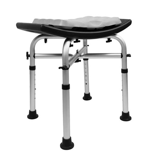 Kmina Rectangular Comfort Stool Black / White K30009 / K30018
