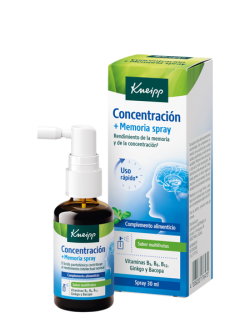 Kneipp Concentración + Memoria Spray 30 ml