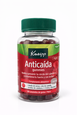 Kneipp Gummies Anticaída Cabello Fuerte Y Brillante 60 Gummies