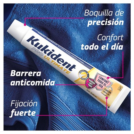 Kukident Pro Ultimate Adhesivo Para Prótesis Dentales