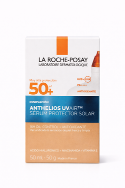 La Roche-Posay Anthelios UVair Sérum Protector Solar SPF50+ Con Color Medio Natural 50 ml