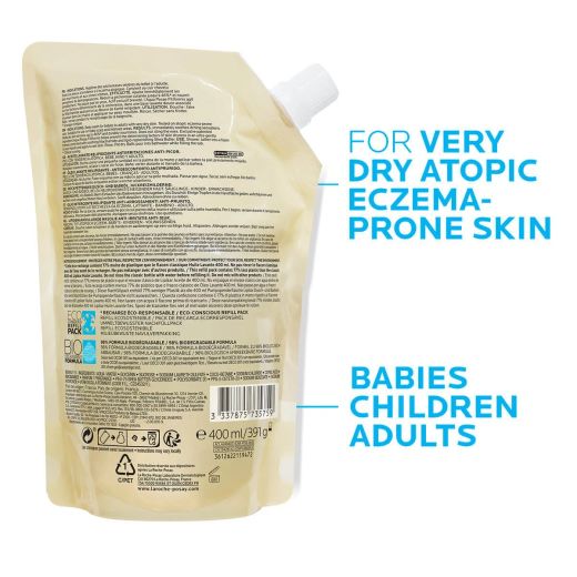 La Roche-Posay Lipikar AP+ Óleo de Limpeza Gel Refil Eco 400 ml