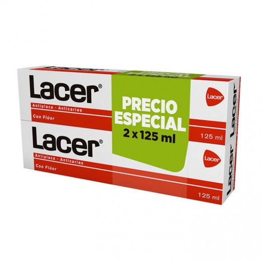 Lacer Pasta Dentífrica Duplo 2 x 125 ml