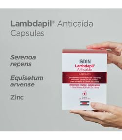 Lambdapil Queda de Cabelo 180 Cápsulas 205 Grátis