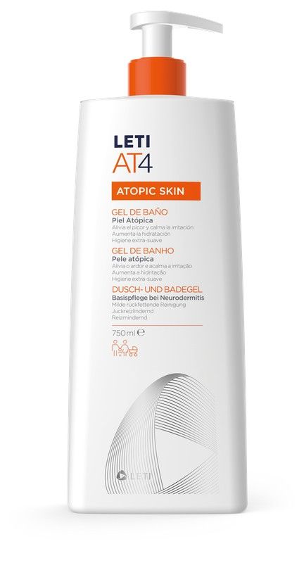 Leti At-4 Gel de Banho Dermogorduroso 750 ML