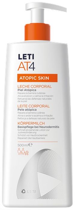 Leti At 4 Pack Leite Corporal 750ml + Gel de Banho 250 ML