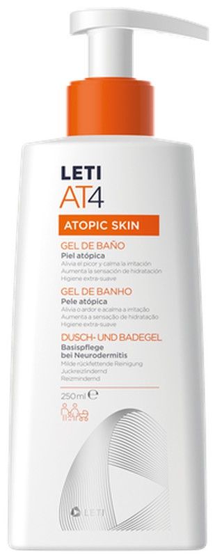 Leti At 4 Pack Leite Corporal 750ml + Gel de Banho 250 ML