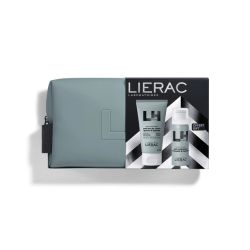 Kit Presente de Natal Lierac Homme: Bálsamo de Barbear 75 ml + Espuma de Barbear 150 ml e Sacola Presente
