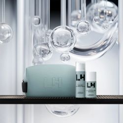 Lierac Homme Kit Presente de Natal Fluido Antienvelhecimento 50 ml + Desodorante 50 ml e Sacola Presente