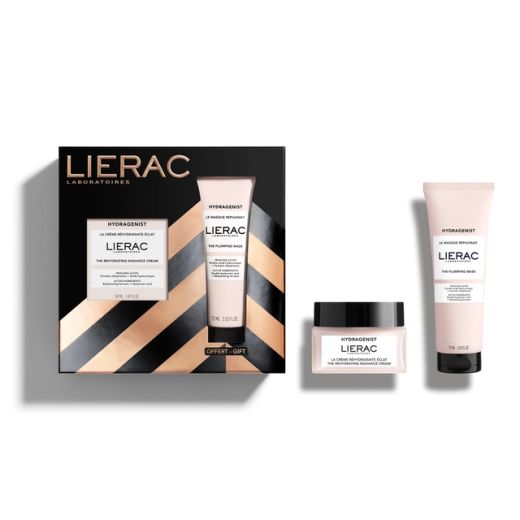 Coffret de Noël Lierac Hydragenist Crème Réhydratante 50 ml + Masque Repulpant 75 ml OFFERT