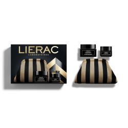 Kit Presente de Natal Premium Lierac: Creme Antienvelhecimento Voluptuoso + Creme Antienvelhecimento para os Olhos 20ml e Sacola Presente