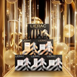 Lierac Premium Cofre de Navidad Sérum Absoluto Antiedad 30ml + Crema de Ojos Antiedad 20ml y Neceser de Regalo