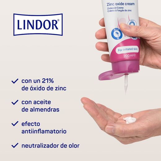 Lindor Creme Protetor com Óxido de Zinco 200 ml