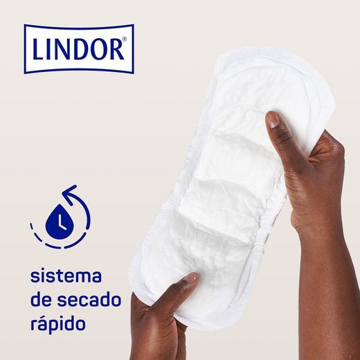 Lindor Lady Extra Compresses 4 Drops 14 Units