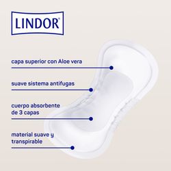 Lindor Lady Extra Compresses 4 Drops 14 Units