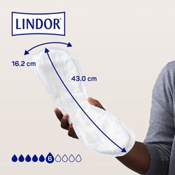 Lindor PACK Lady Maxi Night Compresses 6 Drops 2 x 14 Units