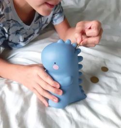 Cofrinho de Dinossauro T-Rex Adorável