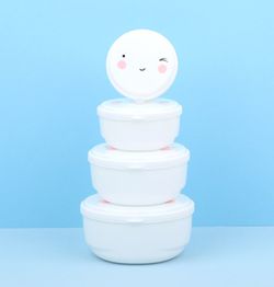Little Lovely Snack Boxes Fiambreras para Snacks 4 u