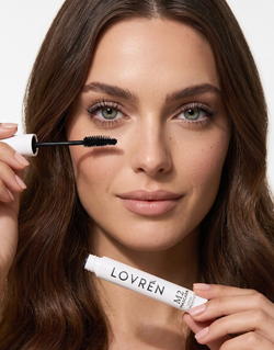 Lovrén Travel Kit Mini Size Máscara de Pestañas 5 ml + Crema Facial 15 ml – 4 Variedades