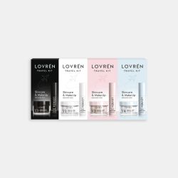 Lovrén Travel Kit Mini Size Máscara de Pestañas 5 ml + Crema Facial 15 ml – 4 Variedades