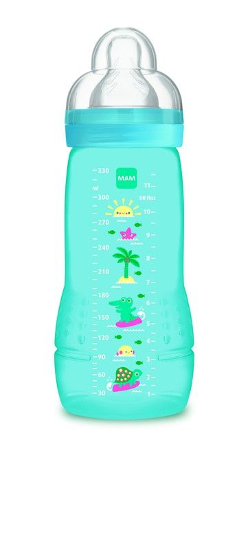 Mam Bottle Biberon Easy Active Azul 330 ml +4M